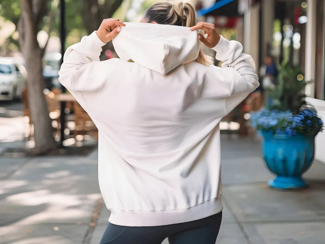 Sobriety Did That Original White Hoodie